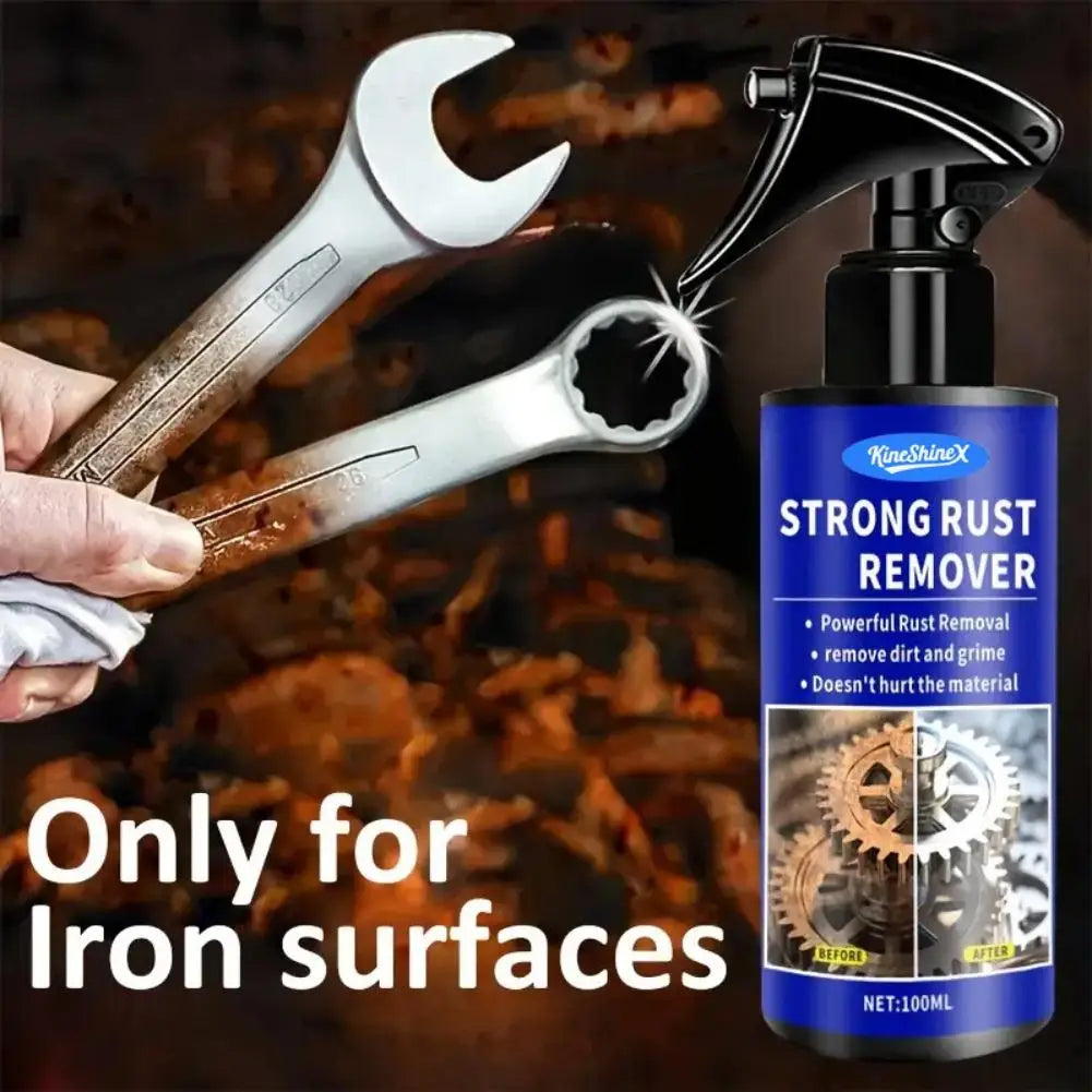 1/2pcs 100ml Powerful Rust Removal Cleaning Tools Car Iron Powder Rust Remover Maintenance Metal Surface Rust Removal Artifact Peaceful Pleasures Health and Wellness