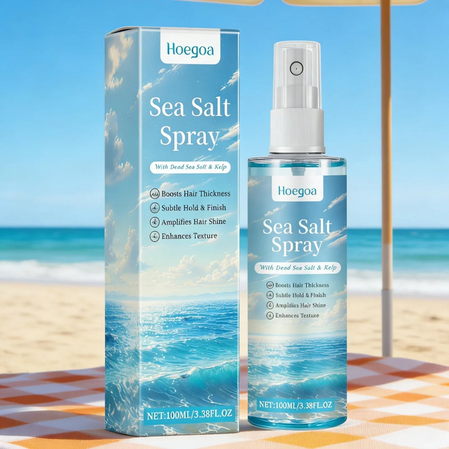 Hoegoa Sea Salt Hair Texturizing Spray – Volume & Hold 100ml