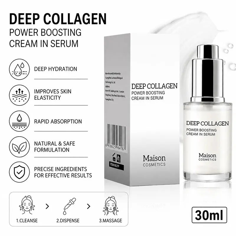 Deep Collagen Boosting Face Serum | Hydrating & Moisturizing