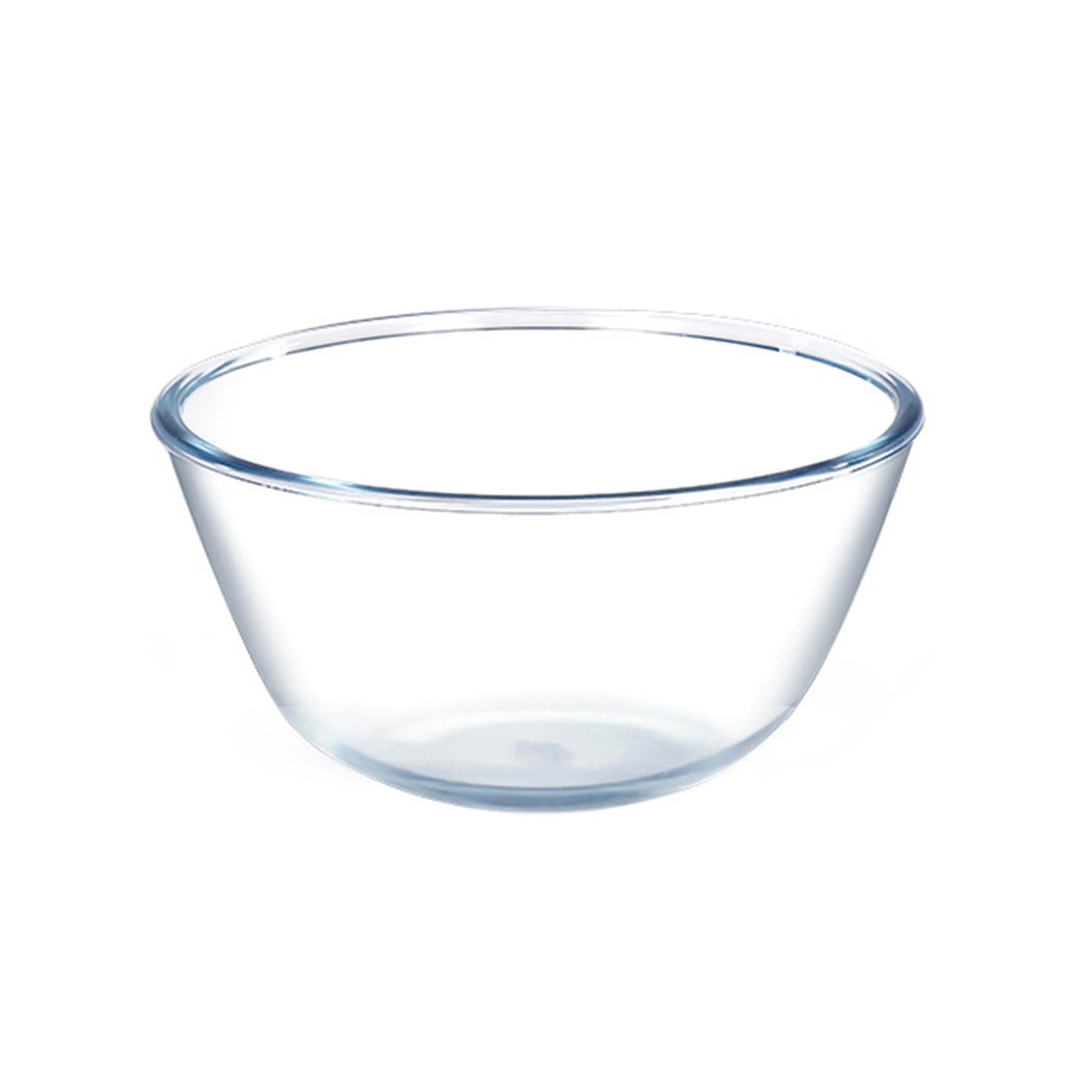 Transparent Thickened Glass Bowl Home Kitchen Microwave Oven Special Egg-Beating Dough-Kneading Salad Bowl Household Soup Bowl Peaceful Pleasures Health and Wellness 1600Ml