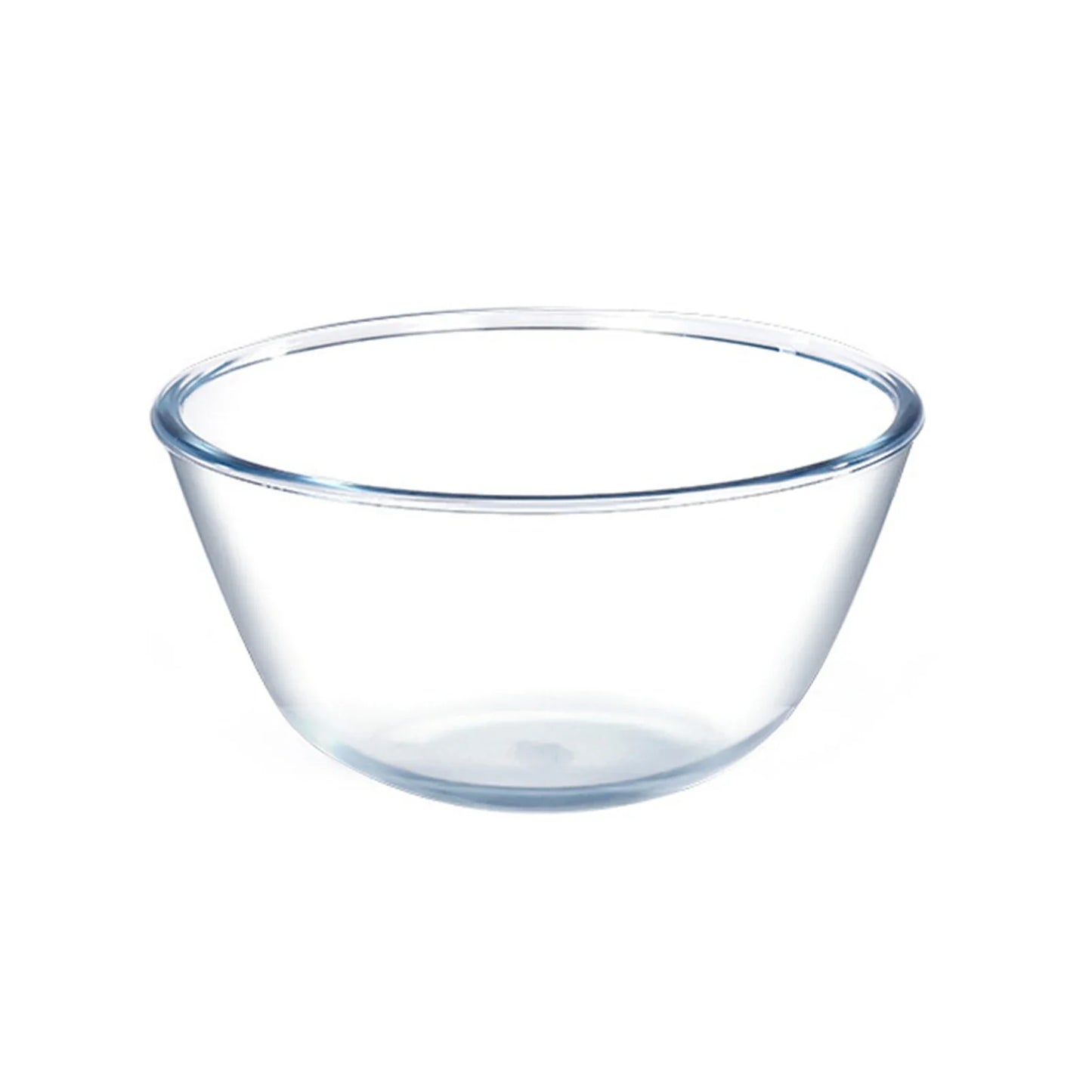 Clear Thickened Glass Mixing Bowl – Microwave & Dishwasher Safe