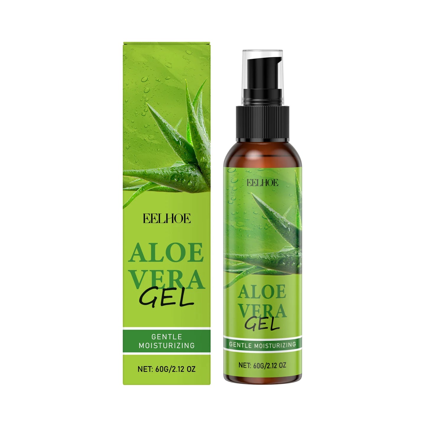 Aloe Vera Gel Nourishing Sooth Skin Reduce Discomfort Improving Skin Texture Enhance Skin Radiance Moisturizing Aloe Essence Gel Peaceful Pleasures Health and Wellness 60g Boxed