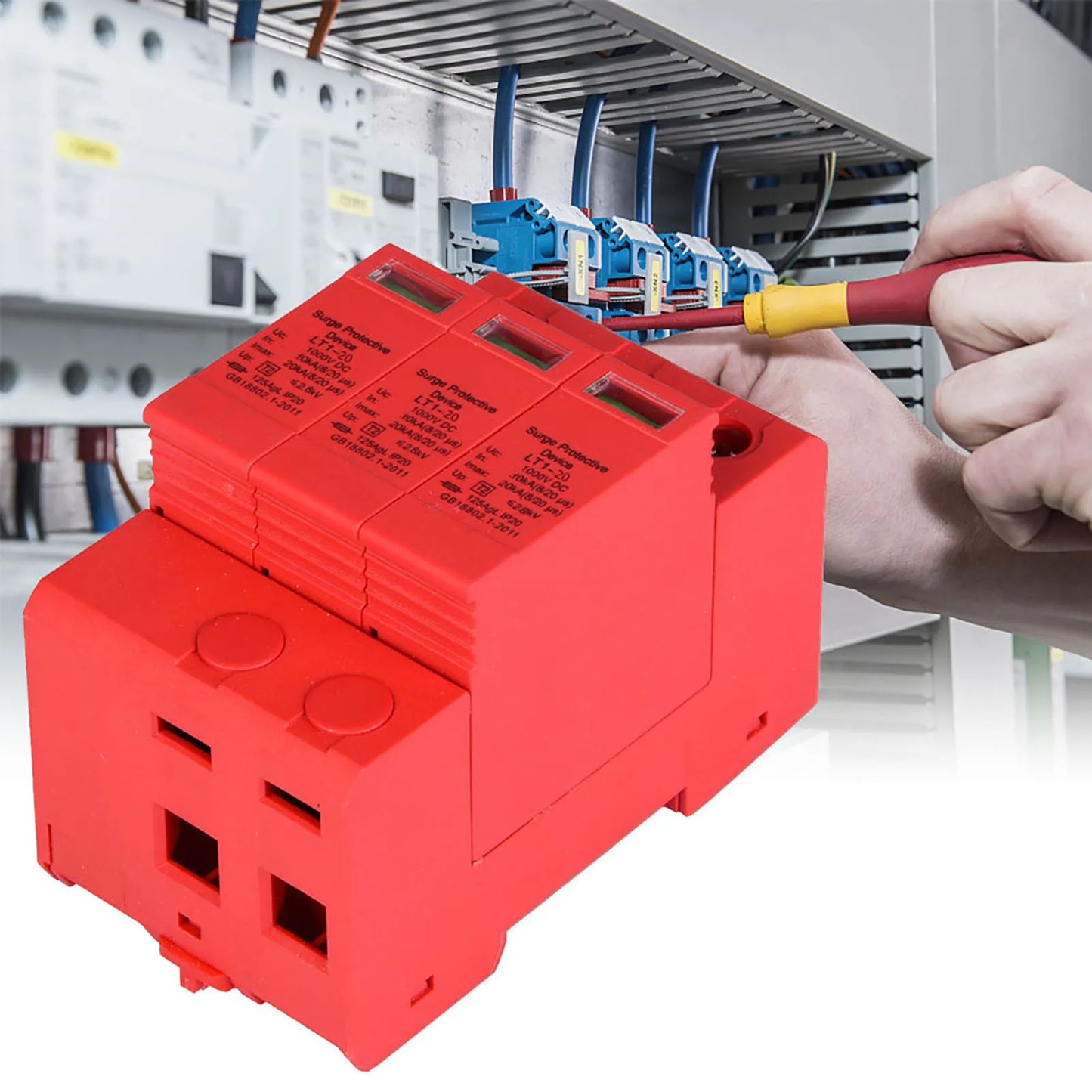 3P 3 0KV Power Protector Arrester Device Lightning