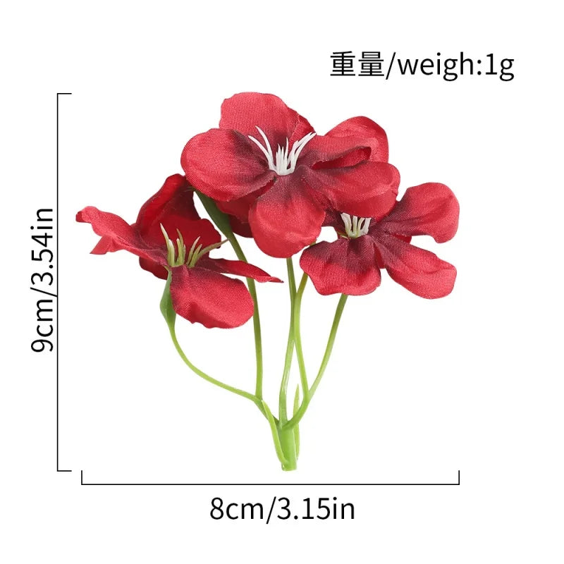 10 Silk Rose Artificial Flower Heads 8cm – Wedding & Home Décor