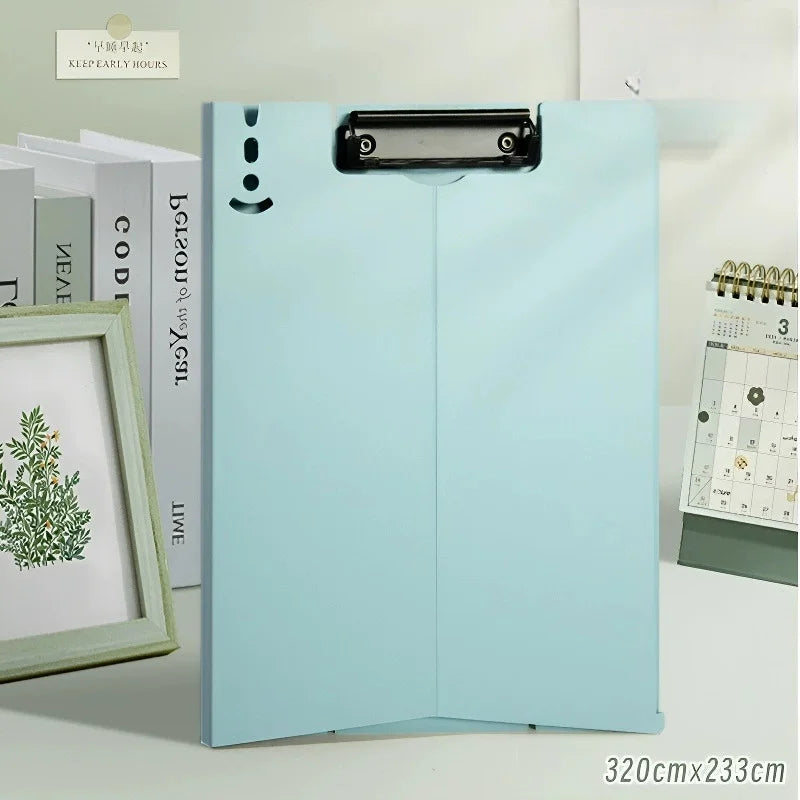 Foldable Plastic Clipboard with Storage Folder | A3 & A4
