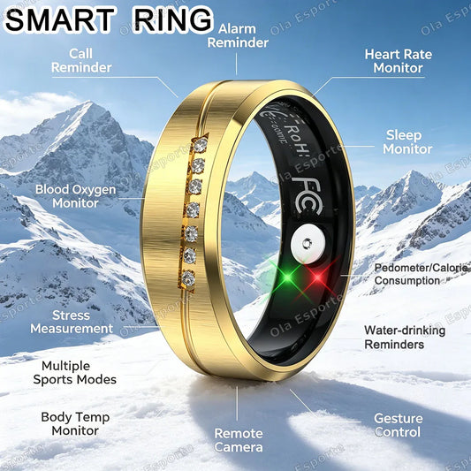 Smart Ring – Heart Rate, Sleep & Activity Tracker | Waterproof Smart Health Ring Peaceful Pleasures Health and Wellness