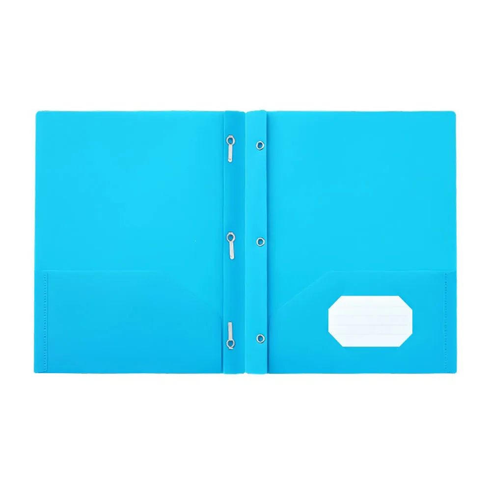 A4 Office Folder Tadpole Clip Double Mouth File Bag Archive Contract