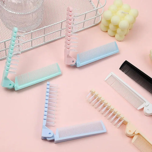 Portable Folding Hair Comb – Anti-Static Travel Styling Tool Folding Hair Comb Peaceful Pleasures Health and Wellness