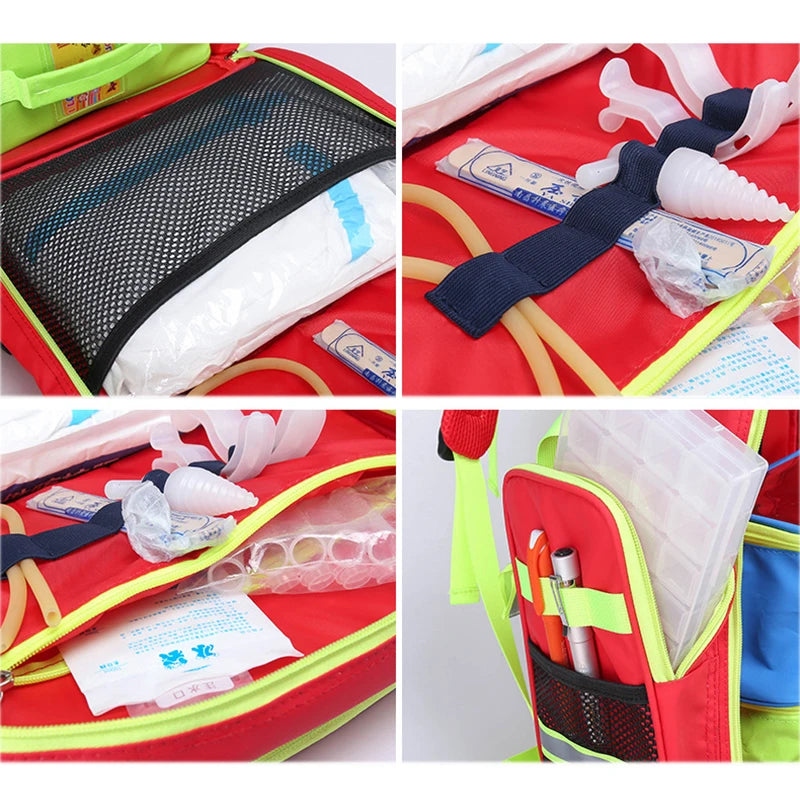 Empty First Aid Backpack | Waterproof Emergency Trauma Bag