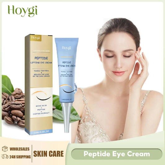 Peptide Eye Cream Fade Fine Line Anti Aging Eye Bags Removal Lifting Against Puffiness Moisturizing Anti Dark Circle Eye Cream Peaceful Pleasures Health and Wellness Default Title