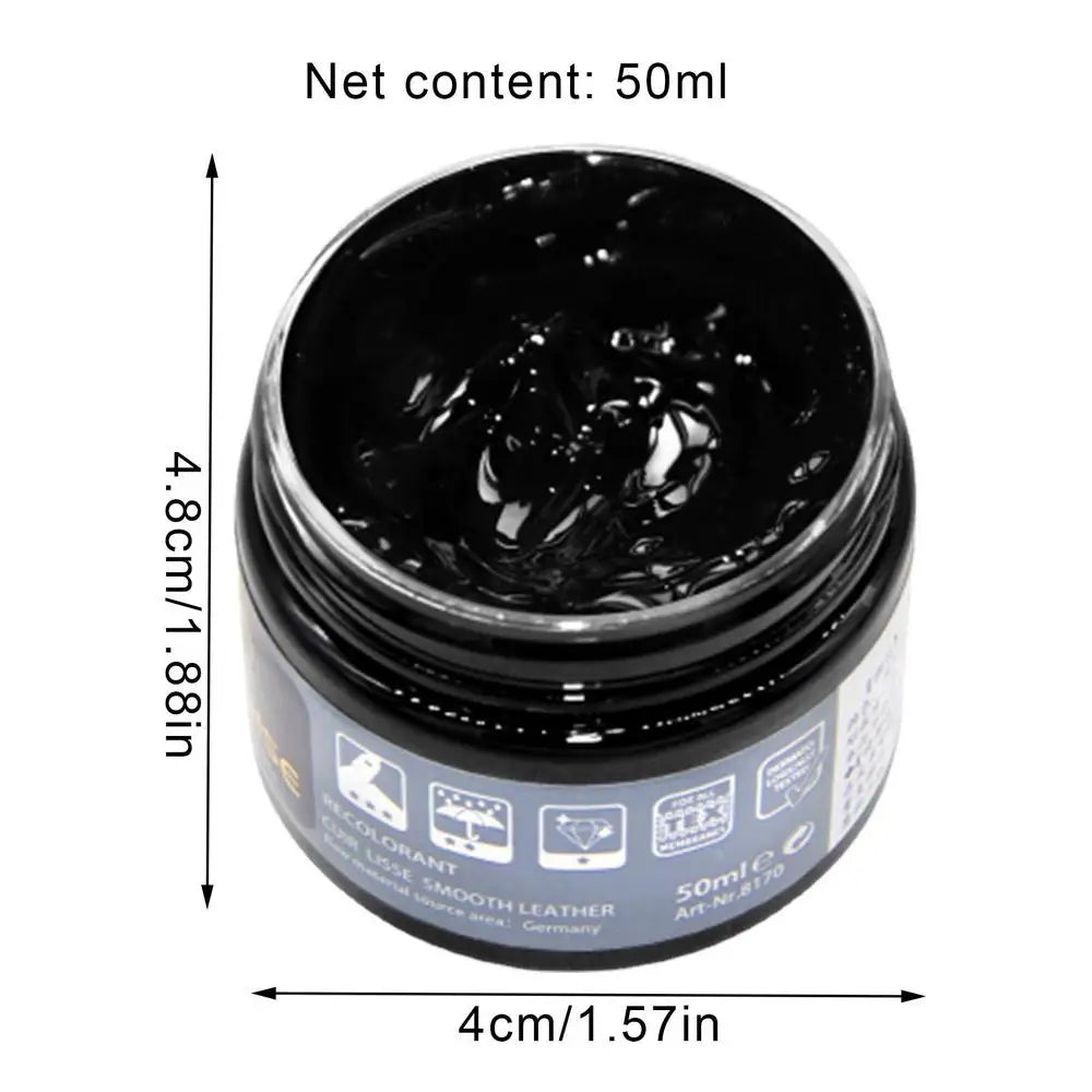 Leather Color Restoring Balm, Scratch & Fade Repair Cream for Furniture, Car Seats, Bags, Shoes, Multi-Purpose Dye Conditioner Peaceful Pleasures Health and Wellness 50ML