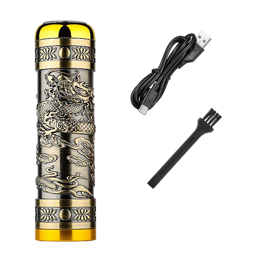Dragon Head Mini Electric Shaver for Men | USB Waterproof Razor