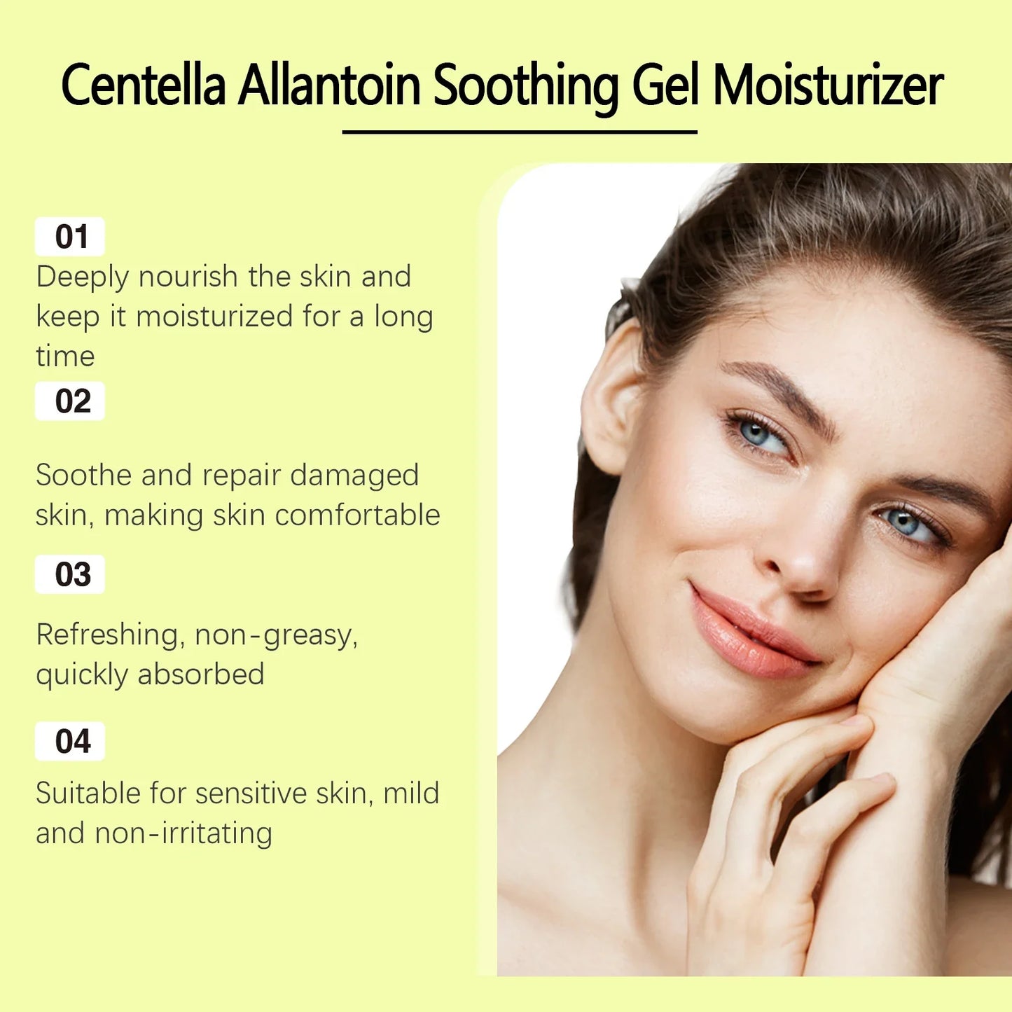 Hoygi Centella Gel Moisturizer – Soothing & Brightening 50g