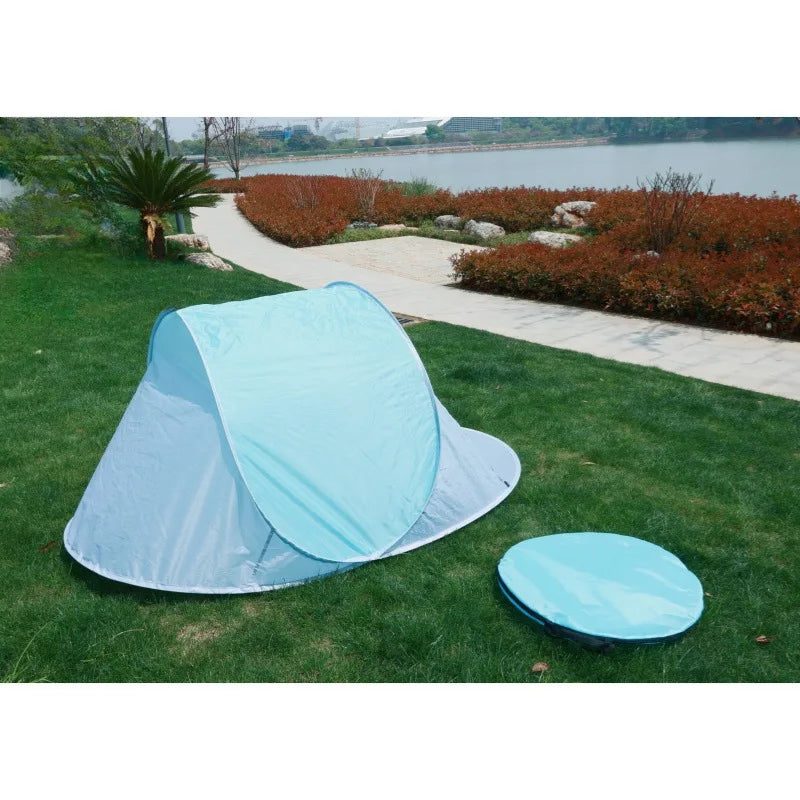 Outdoor Tent Single-person Leisure Quick-opening, No Need To Set Up Sun Protection and Shading Single-layer Beach Tent Peaceful Pleasures Health and Wellness