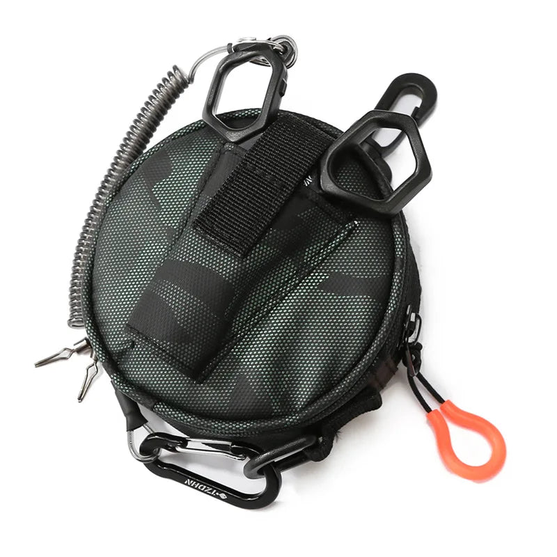 Portable Fishing Tackle Organizer Bag | Line Spool Holder & Scissors Fishing Tackle Bag Peaceful Pleasures Health and Wellness