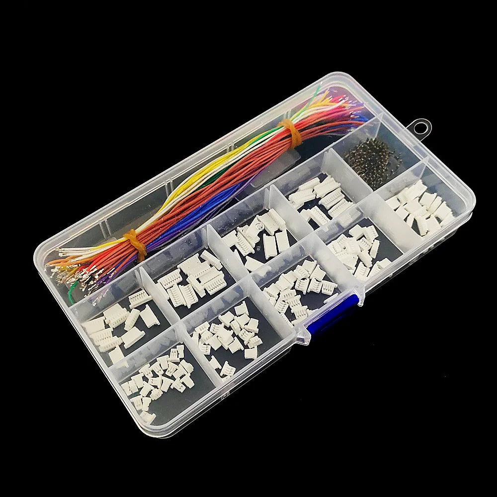 Jst SH 1.0mm Connector Kit with Single head Pre-Crimped Soft Silicone 150mm Wire for F3 Omnibus F4 Pro F7 Racing Drone Wire Kit Peaceful Pleasures Health and Wellness