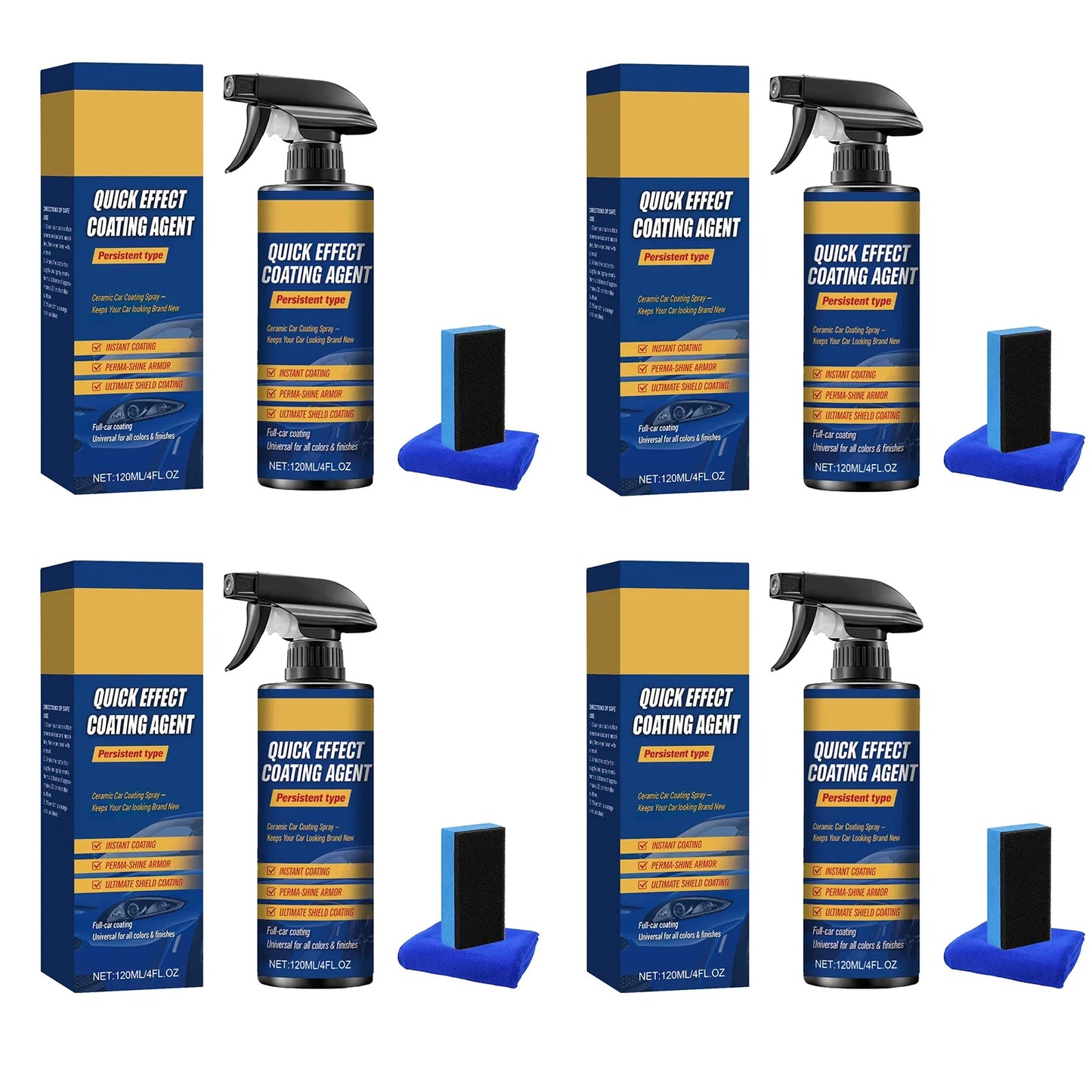 Ceramic Nano Coating Spray – Car Paint Gloss & Protection 120ml