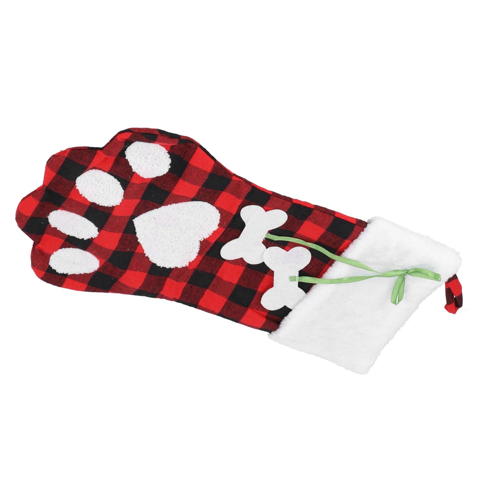 Christmas Cute Stockings Christmas Pet Stocking Short Plush 90g for Christmas Fireplace Decoration for Pet Dog Snacks Toys Peaceful Pleasures Health and Wellness