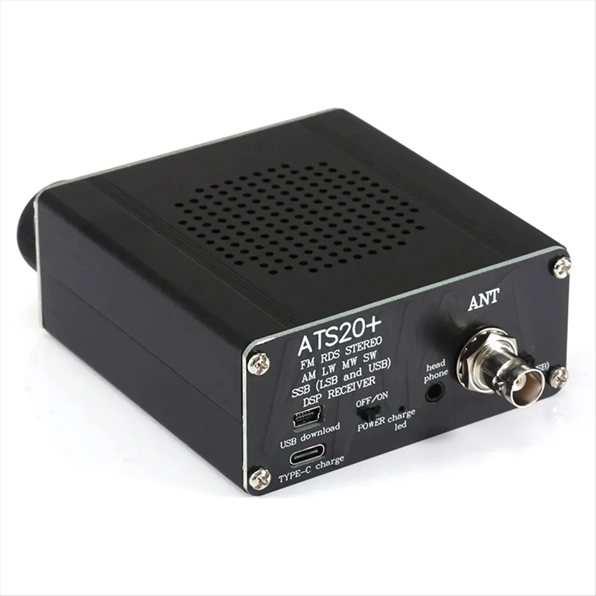 *ABDH ATS-20+ Plus V2 SI4732 SDR Radio Receiver with OLED Display FM AM SW SSB USB Rechargeable Peaceful Pleasures Health and Wellness NONE