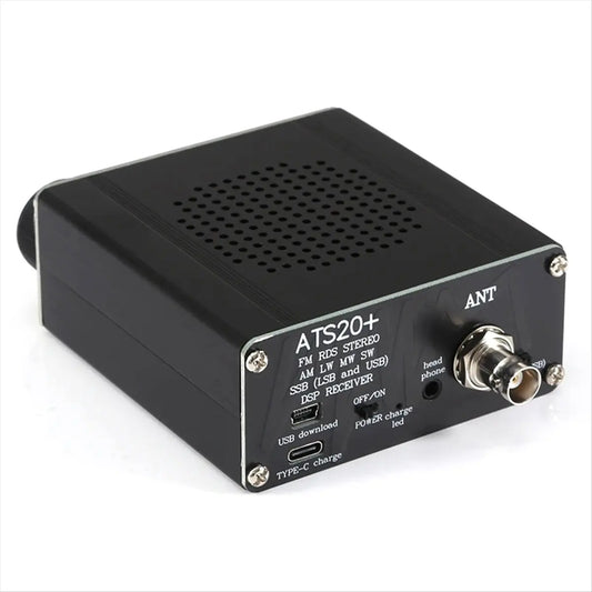 *ABDH ATS-20+ Plus V2 SI4732 SDR Radio Receiver with OLED Display FM AM SW SSB USB Rechargeable Peaceful Pleasures Health and Wellness NONE