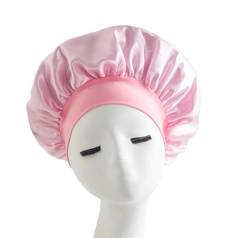 Satin Sleep Cap – Anti-Frizz Hair Protection Night Hat