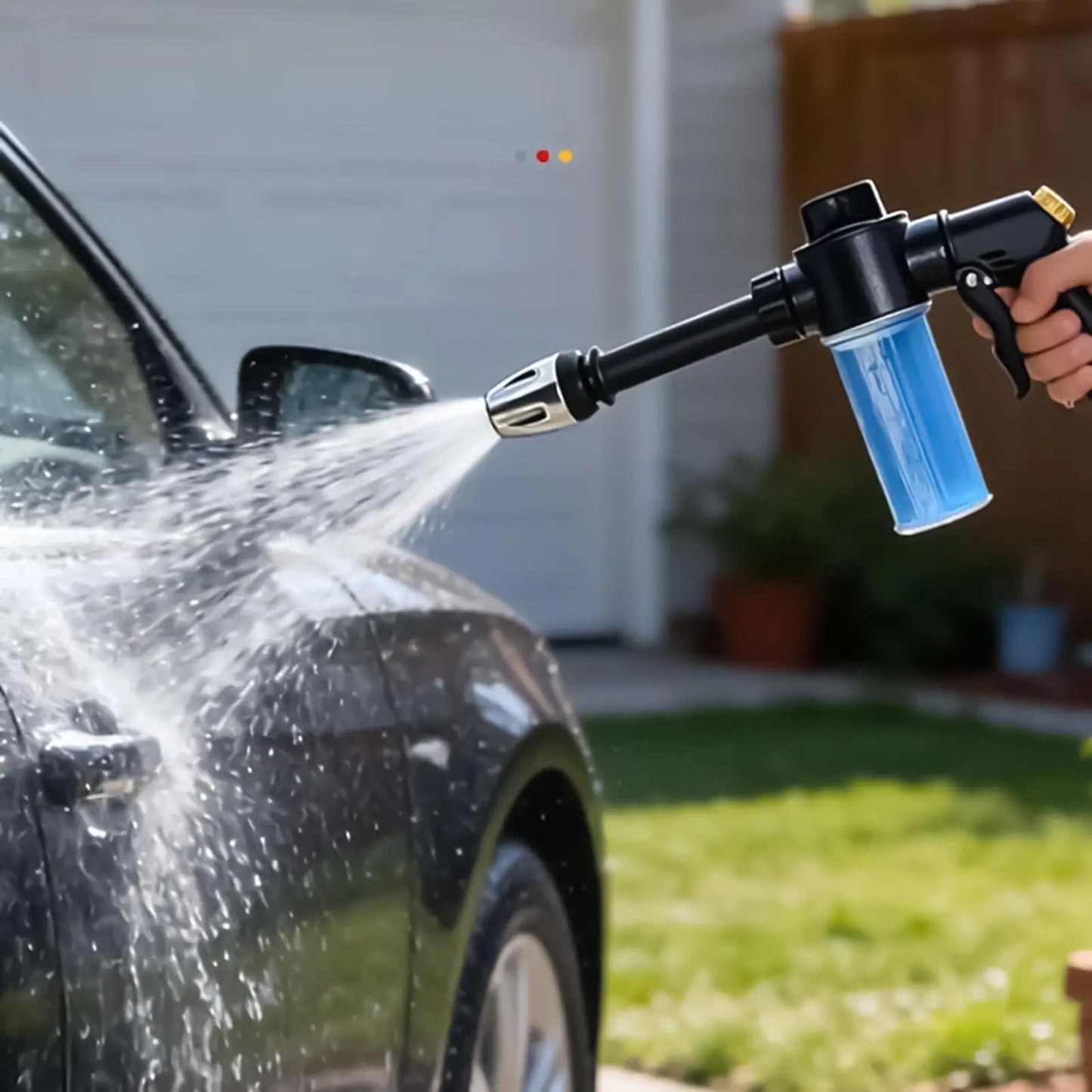 High-Pressure Foam Car Wash Sprayer | Adjustable Nozzle