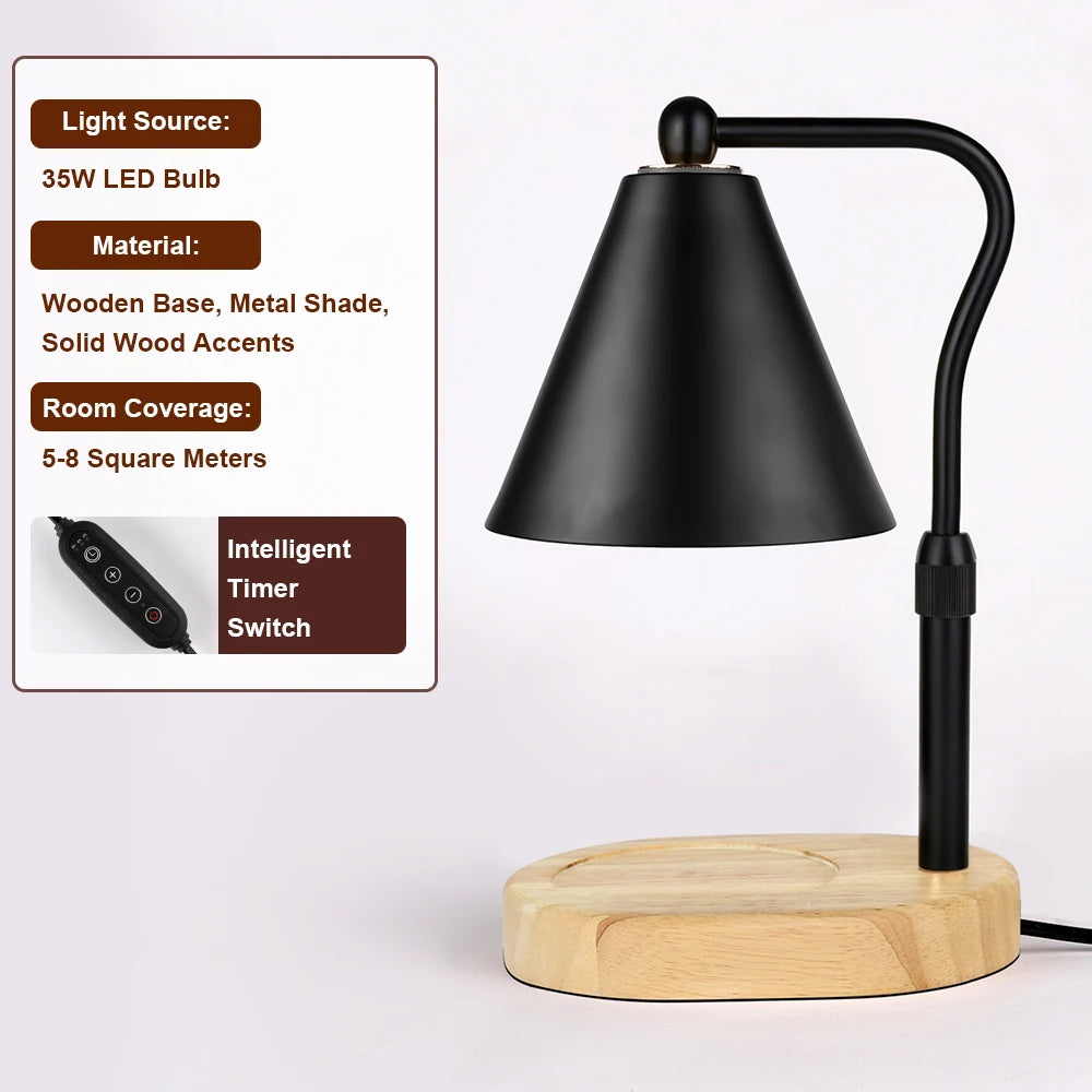 RUNTOIN Dimmable Candle Warmer Lamp with Timer | Home Decor