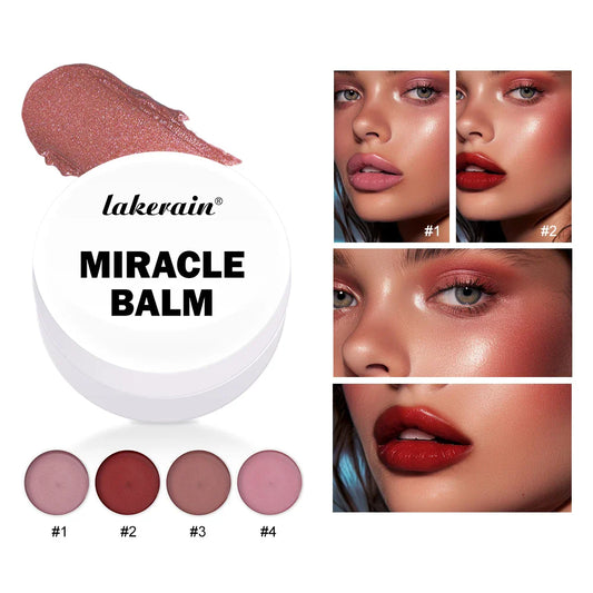 ibcccndc Miracle Balm Cream Blush – Multi-Use Glow, 4 Shades Cream Blush Balm Oasis Select