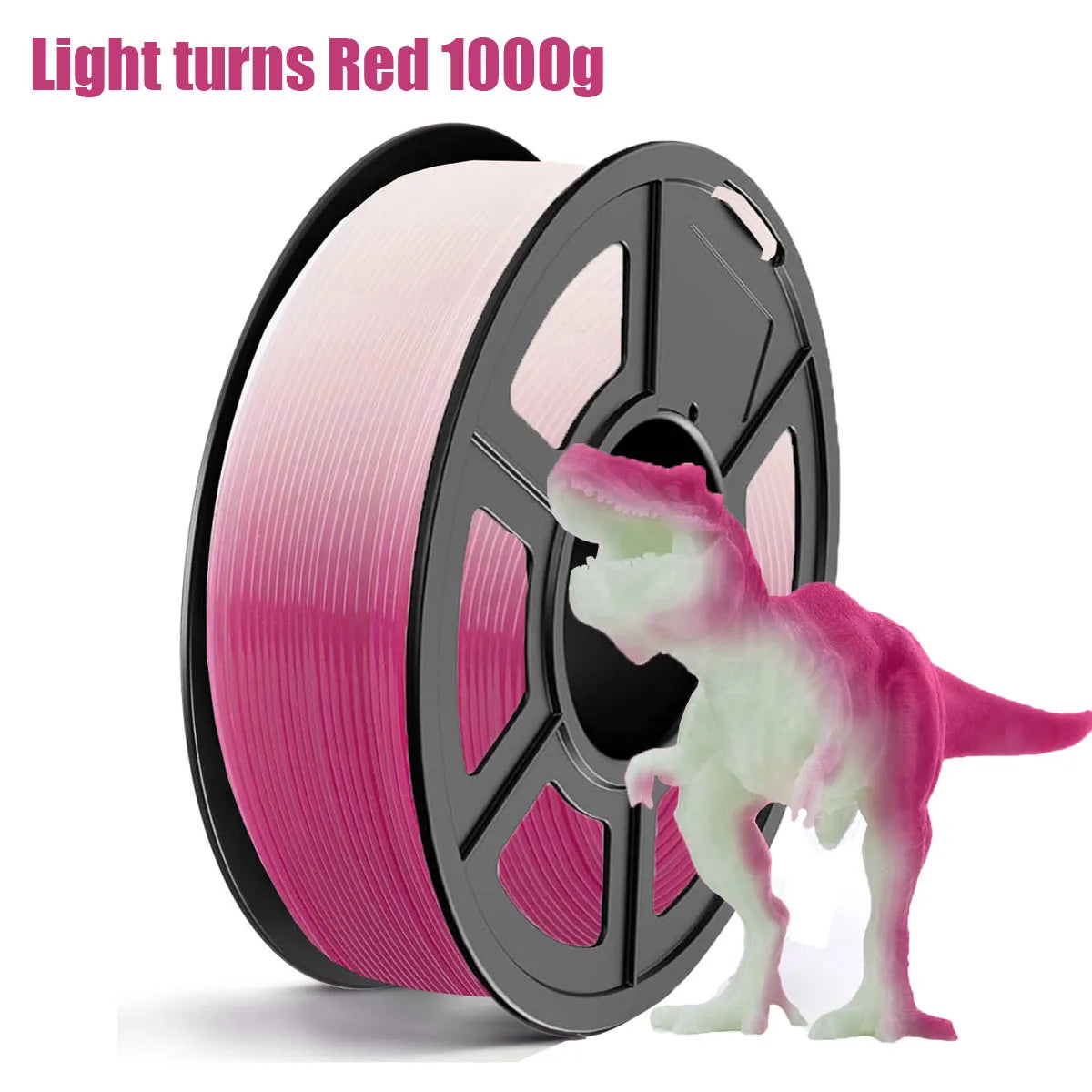 UV & Temp Color-Changing PLA Filament ±0.02mm | FDM 3D Printer
