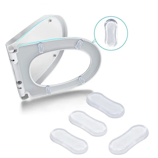 4-Pack Self-Adhesive Toilet Seat Bumper Pads – Anti-Slip PU Toilet Seat Bumpers Oasis Select Default Title