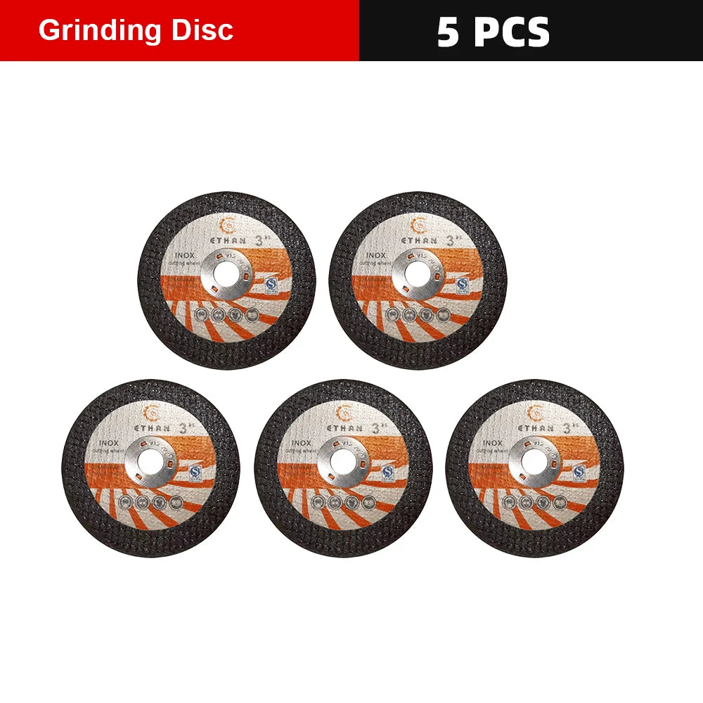 3inch Resin Sawblade Grinding Disc Electric Angle Grinder Attachment Cutting Wheel 75mm Diameter 10mm Bore Cutting Disc Peaceful Pleasures Health and Wellness 5pcs