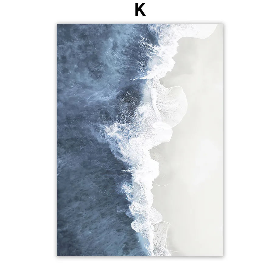 Santorini Morocco Door Flower Canvas Wall Art | Nordic Print