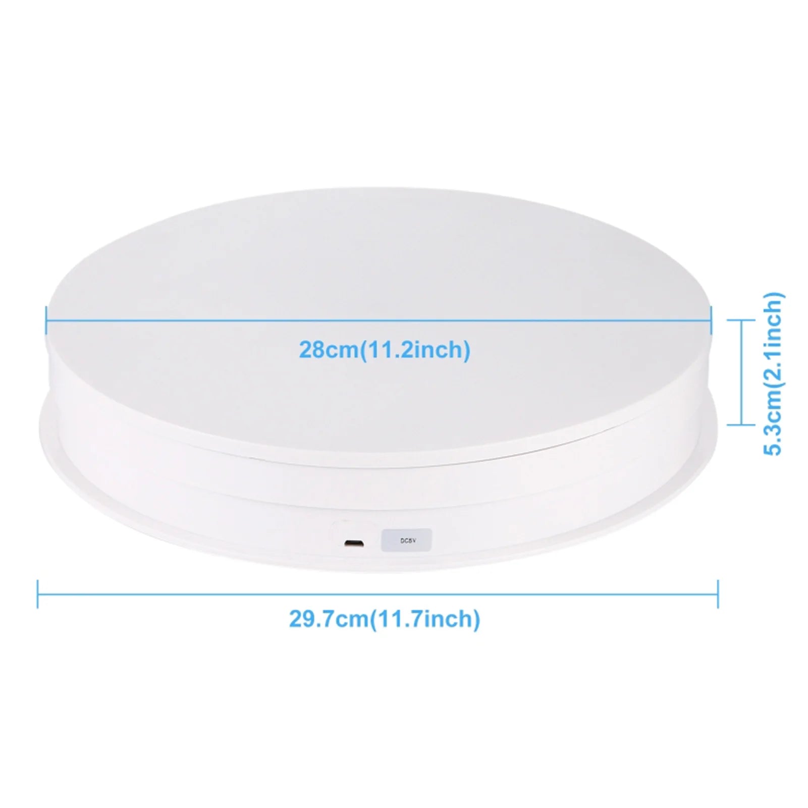 PULUZ Adjusting Speed USB Electric Rotating Turntable Display Stand Video Shootings Props Turntable for Photography Peaceful Pleasures Health and Wellness