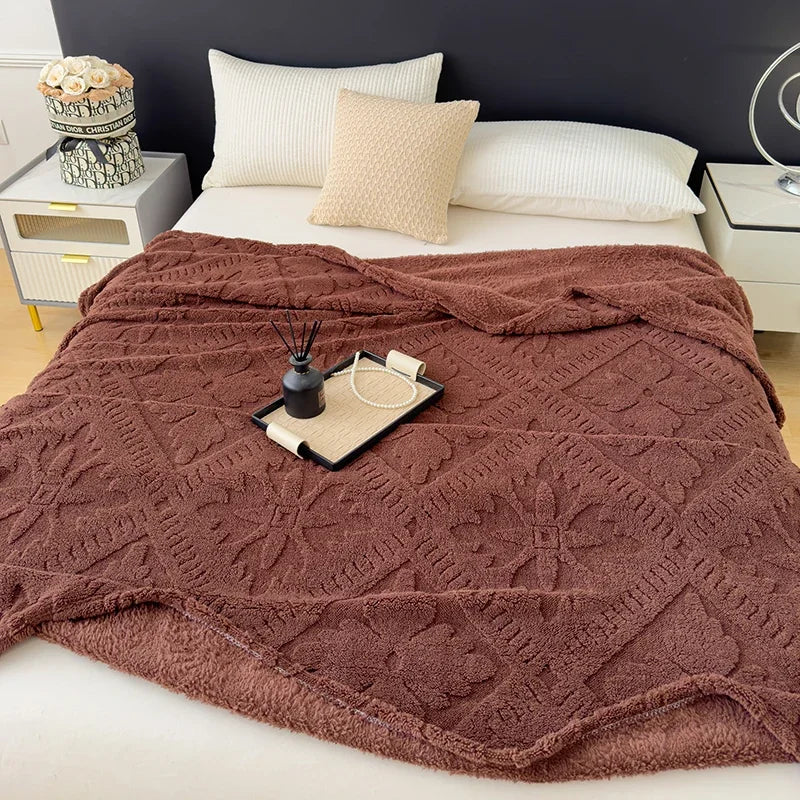 Europe Floral Lightweight Bed Blanket Soft Throw Blanket Super Premium Flannel Fleece Blanket All Season Use Peaceful Pleasures Health and Wellness