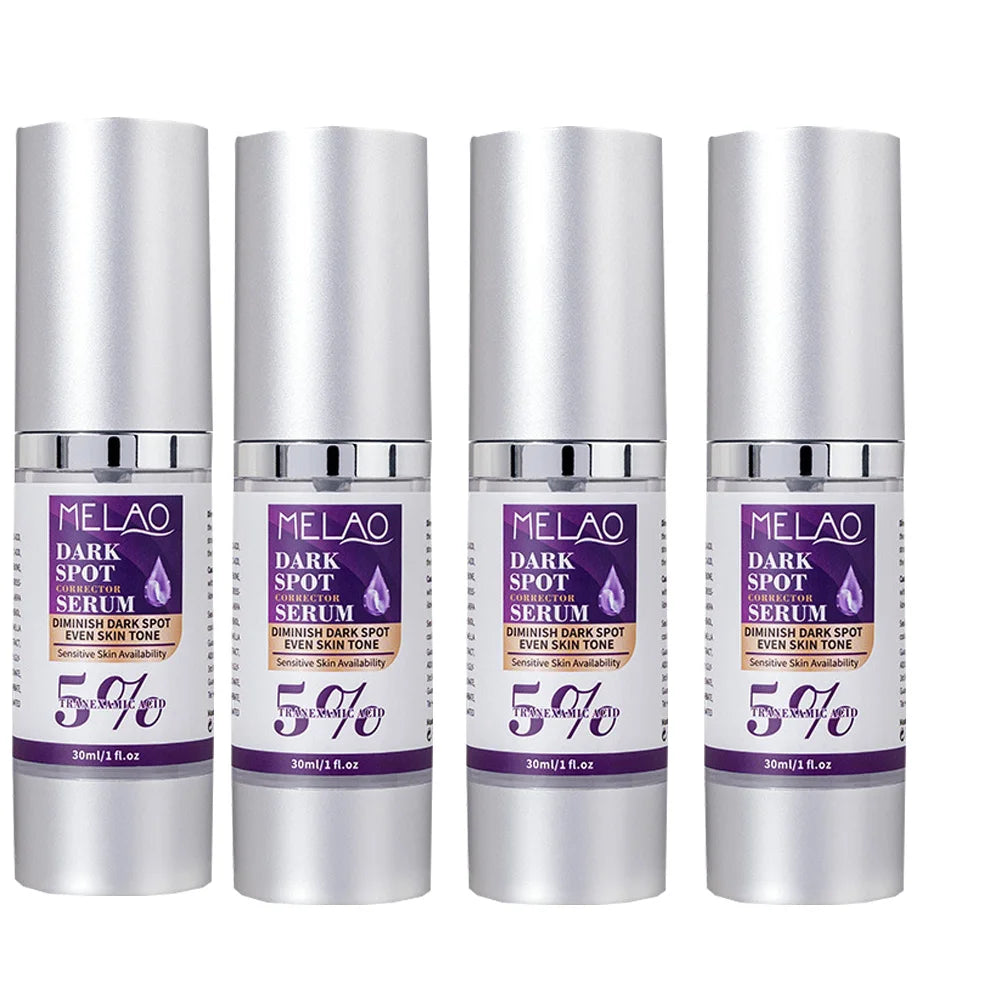 Dark Spot Remover for Face,Dark Spot Corrector Serum for Age Spot Sun Spot Freckles Melasma Brown Spot Skin Care Repair Cream Peaceful Pleasures Health and Wellness 30mlx4 pieces