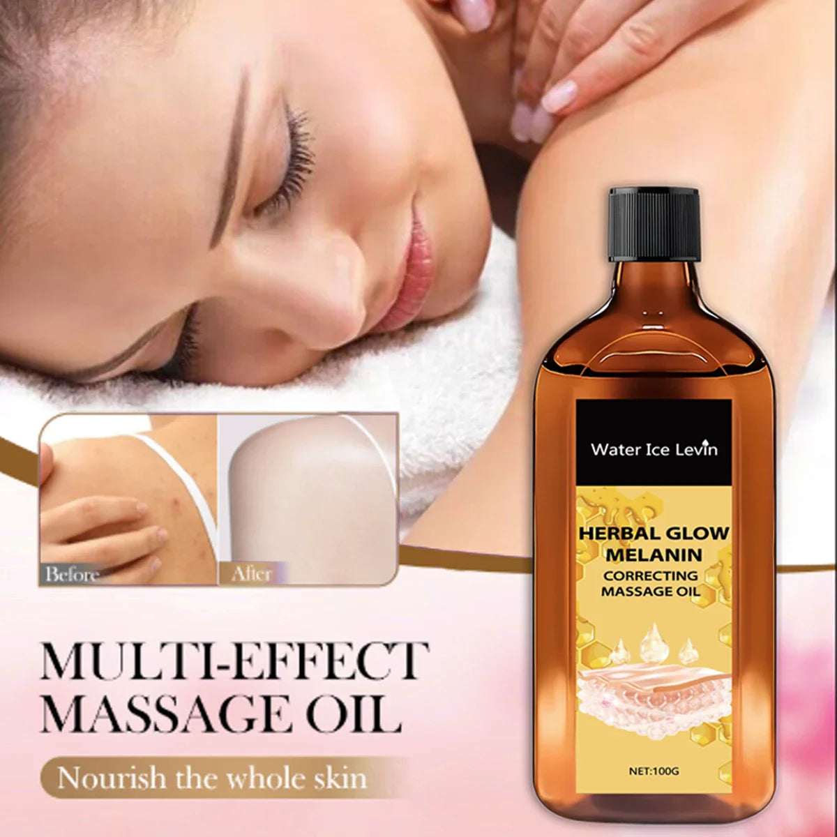 Herbal Glow Melanin Correcting Oil – Bee Venom & Vitamin C