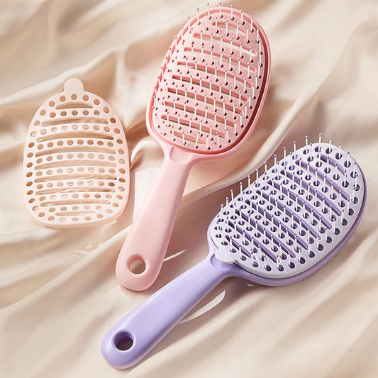 1Pcs Cleaning Net Cover Hair Brush Self Cleaning Hair Brush Salon Hair Massage Scalp Combs Dry Dual Purpose Comb Peaceful Pleasures Health and Wellness