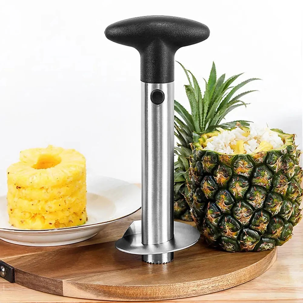 Stainless Steel Pineapple Corer Slicer & Peeler Tool