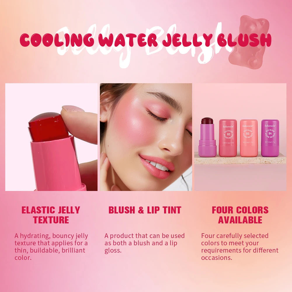 Milk Jelly Tint Stick Water Jelly Lip Gloss Sheer Cheek Stain Cooling Feel Natural Tint Multi Use Makeup Peaceful Pleasures Health and Wellness