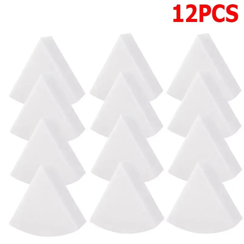 1-30Pcs Triangle Soft Makeup Sponge Wet And Dry Use Fan Shaped Puff Foundation Concealer Smearing Powder Puff Cosmetics Tool Peaceful Pleasures Health and Wellness 12pcs