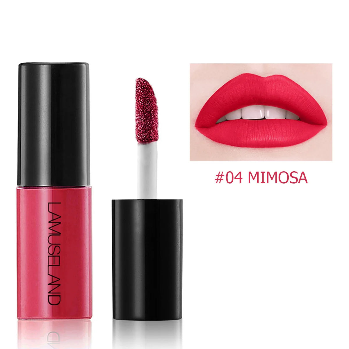 12-Color Velvet Matte Liquid Lip Gloss – Waterproof, Long-Lasting
