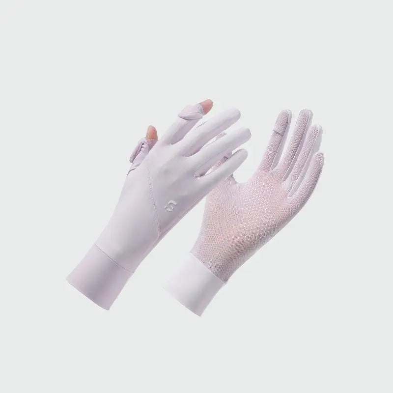 Women's Ice Silk UV Sun Protection Gloves | Lightweight Summer