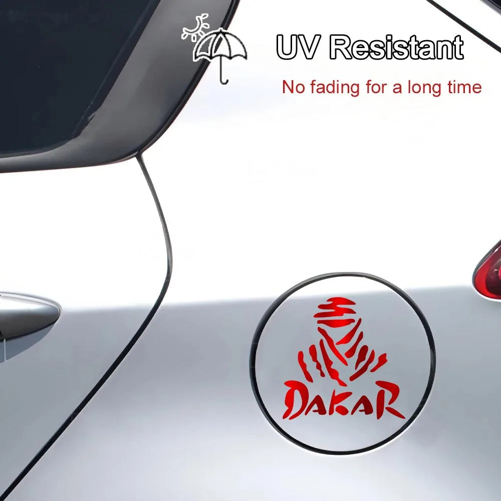 Dakar Rally Reflective Vinyl Sticker | Car Motorcycle Laptop