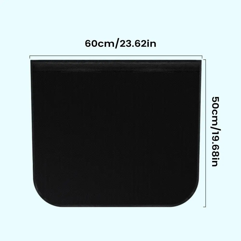 EV Charging Port Cover Magnetic Waterproof Dustproof Car Charger Rain Cover For Road Trip Outing Traveling Camping Outdoor Peaceful Pleasures Health and Wellness Black