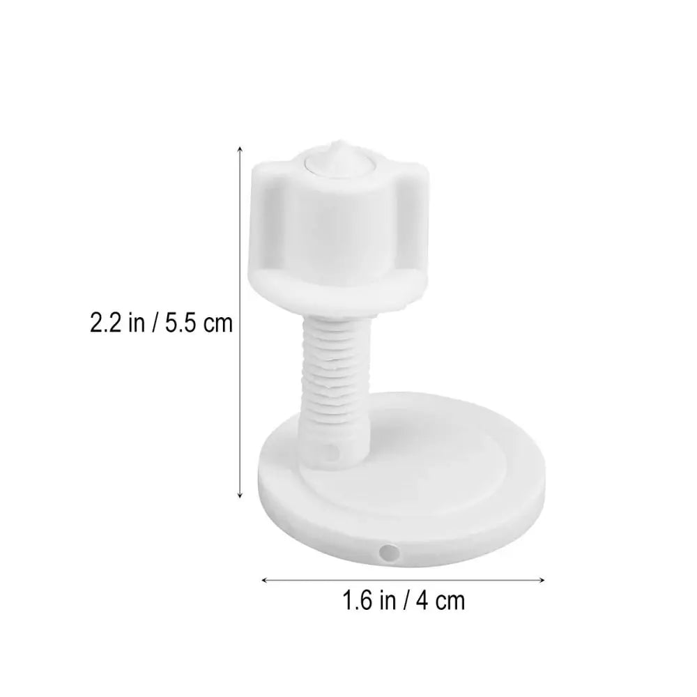 Toilet Seat Hinge Bolts & Nuts – Universal Plastic Replacement Set