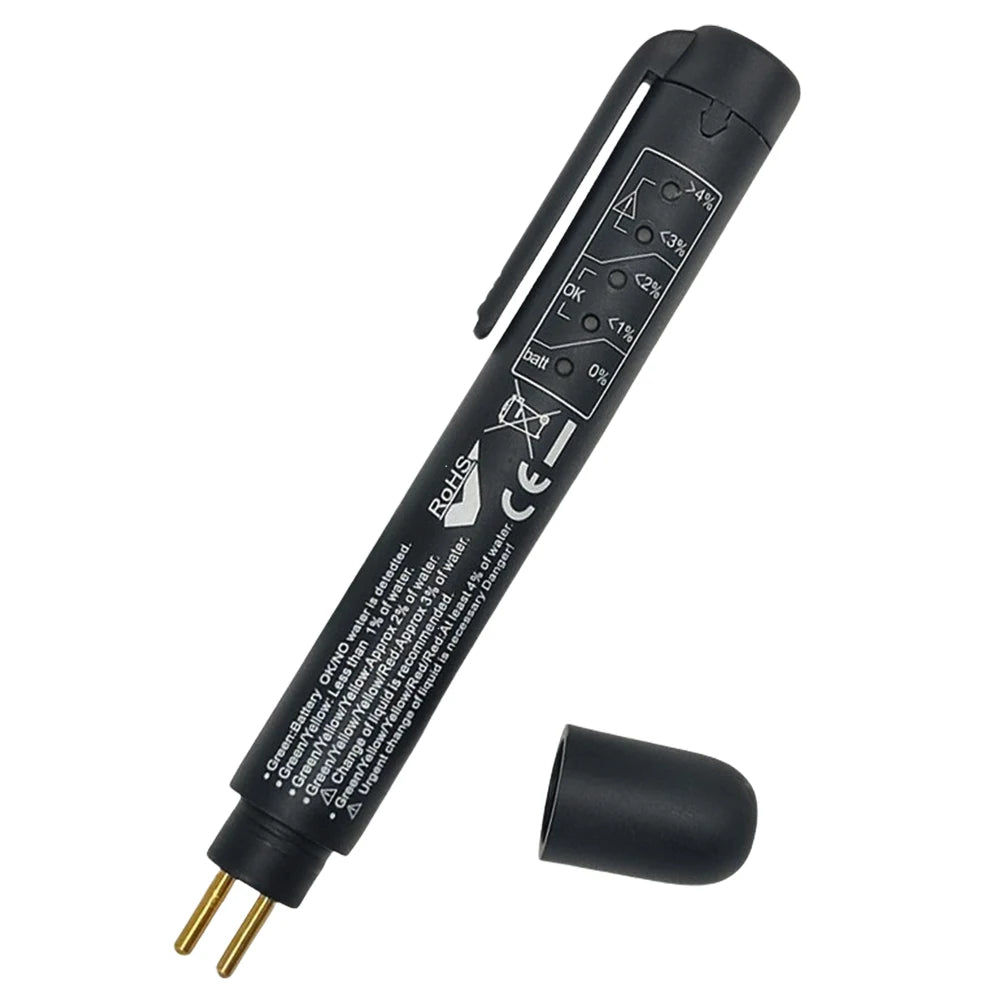 5-LED Brake Fluid Tester Pen – DOT3/DOT4/DOT5 Diagnostic Tool Peaceful Pleasures Health and Wellness