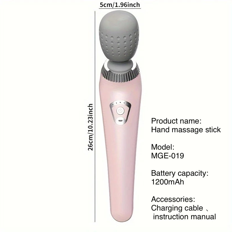 New Portable handheld massager USB rechargeable multifunctional full body massage gun relax neck back legs and waist masajeador Peaceful Pleasures Health and Wellness