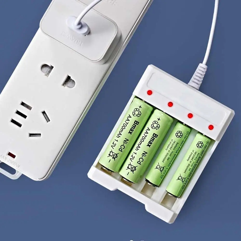 Charger AA Battery Charging Charge Dock Batteries USB Charger Battery Charging Station Lithium Battery Charger Battery Charger Peaceful Pleasures Health and Wellness
