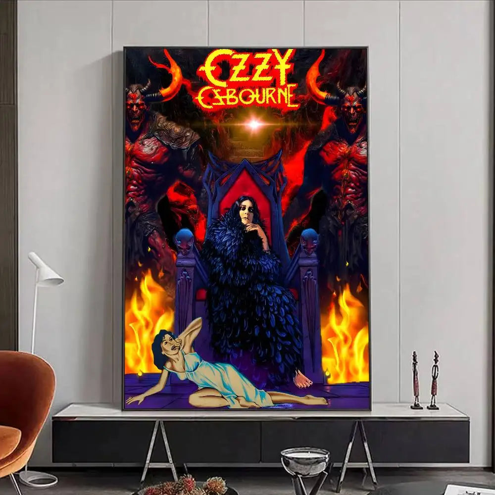 Ozzy Osbourne HD Wall Poster | Waterproof PVC Music Decor