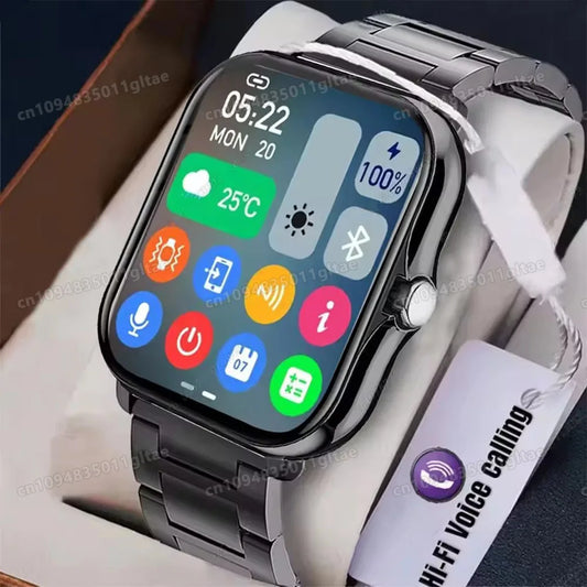 New Smart Watch 2.01 Inch HD Display Answer Make Call Message Preview Sport Modes smartwatch DIY Dial Weather Forecast Men Women Peaceful Pleasures Health and Wellness